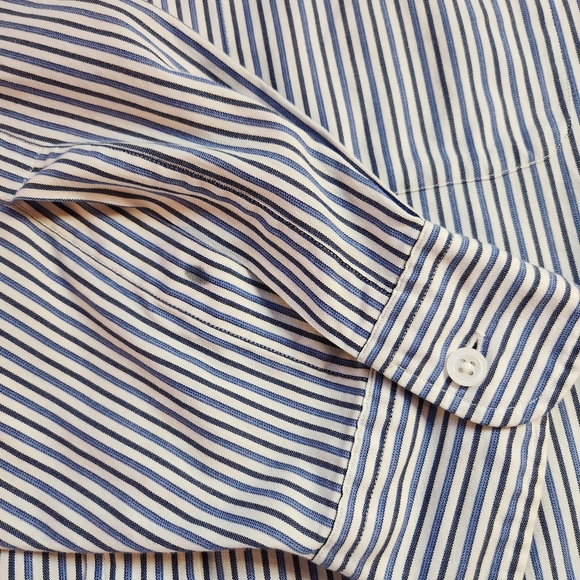 LL Bean Single Needle Tailoring Button Down Shirt Mens 18-35 - Picture 5 of 9